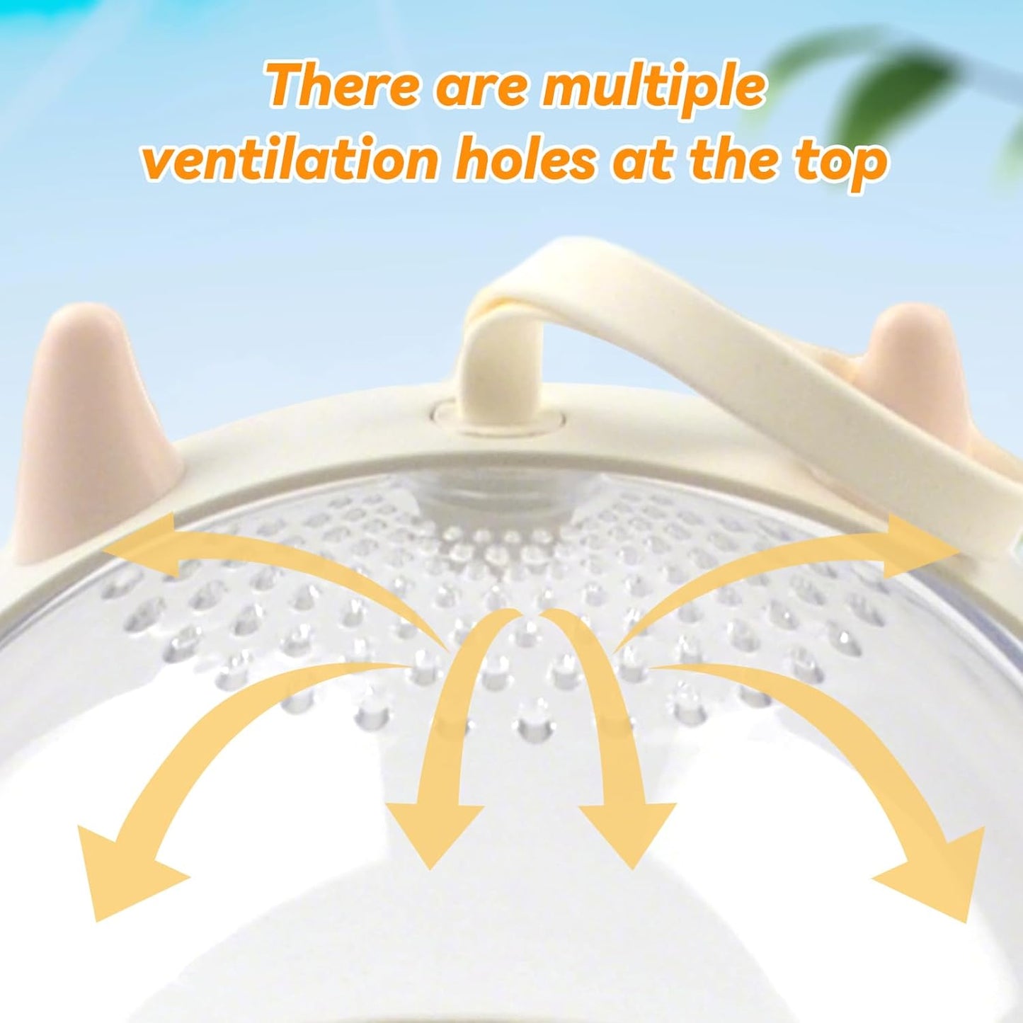 Hamster Portable Cage Travel Case,Hamster Carrying Cage High Permeability Guinea Pig Travel Cage with Water Bottle Travel Carrier for Gerbils Mice Guinea Pigs Sugar Glider(White)