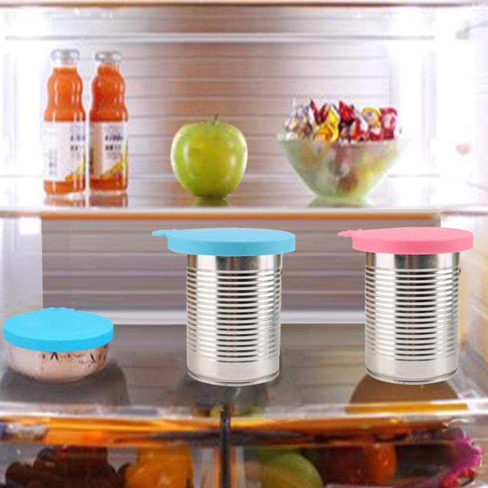 Can Lids | 4 Pack | Universal BPA Free Silicone Pet Food Can Covers | Fit Most Dog Cat Food Canned (Mix Color 4)