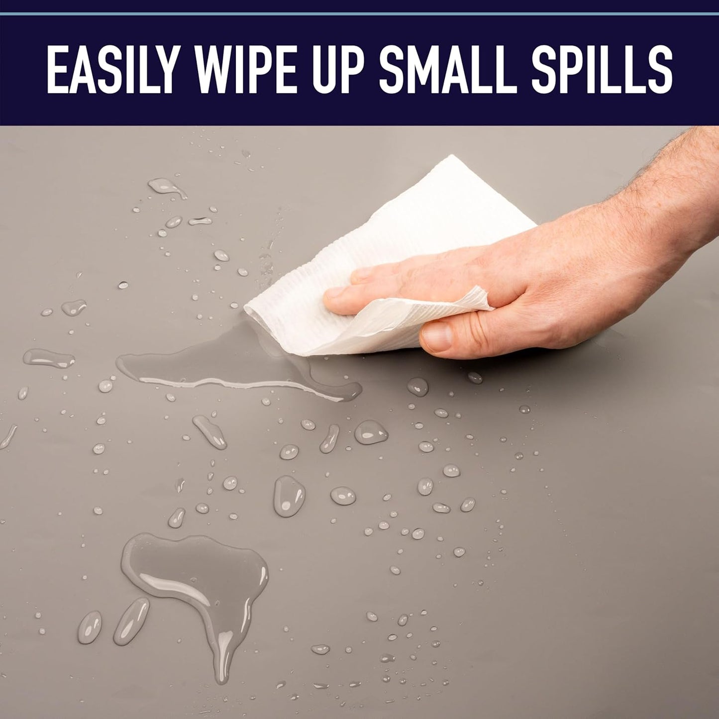 Leash Boss 2 Pack Dog Food Mats for Food and Water Bowls, Thick Waterproof Silicone Pet Feeding Mat for Floors, Extra Tall Raised Edges, Cat and Dog Placemat for Floors, Dishwasher Safe