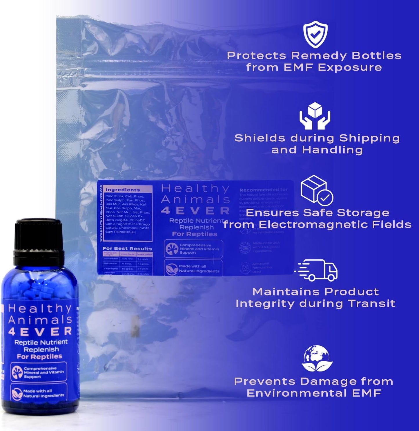 HA4E - Reptile Nutrient Replenish - Mineral & Vitamin Support for Balanced Nutrition, Skin Health, Growth & Vitality - 300 Tablets