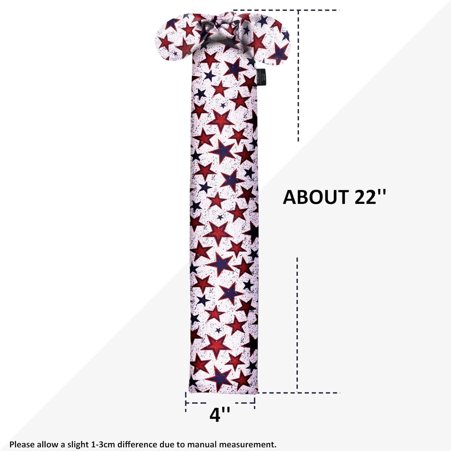 Harrison Howard Stretchy Tail Bag Breathable Horse Tail Guard Slip on Design Protect Horse Tail 2 Strand Closure Straps Keep Tail Clean & Protected 22" L Length Makes Grooming Easy-Dream Star