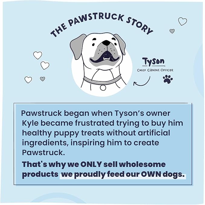 Pawstruck All-Natural 9" Bully Sticks for Dogs - Long Lasting, Rawhide-Free, Low Odor & Grain-Free Dental Chew Treat - Healthy Single Ingredient, 100% Real Beef - 1 lb Bag