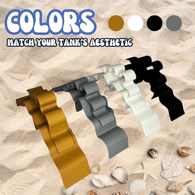 REEFSHAPE Aquarium or Terrarium Substrate Cliffs Combo Pack | Separate Substrate Layers in Aquariums or Terrariums to Create Cliffs & Depth | Made in USA (Cliff Combo, Gray)