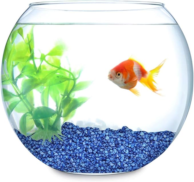 Hygloss Products Craft Rocks, Mini Stones for Art Projects - Bag O' Gravel, Blue, 5 lb