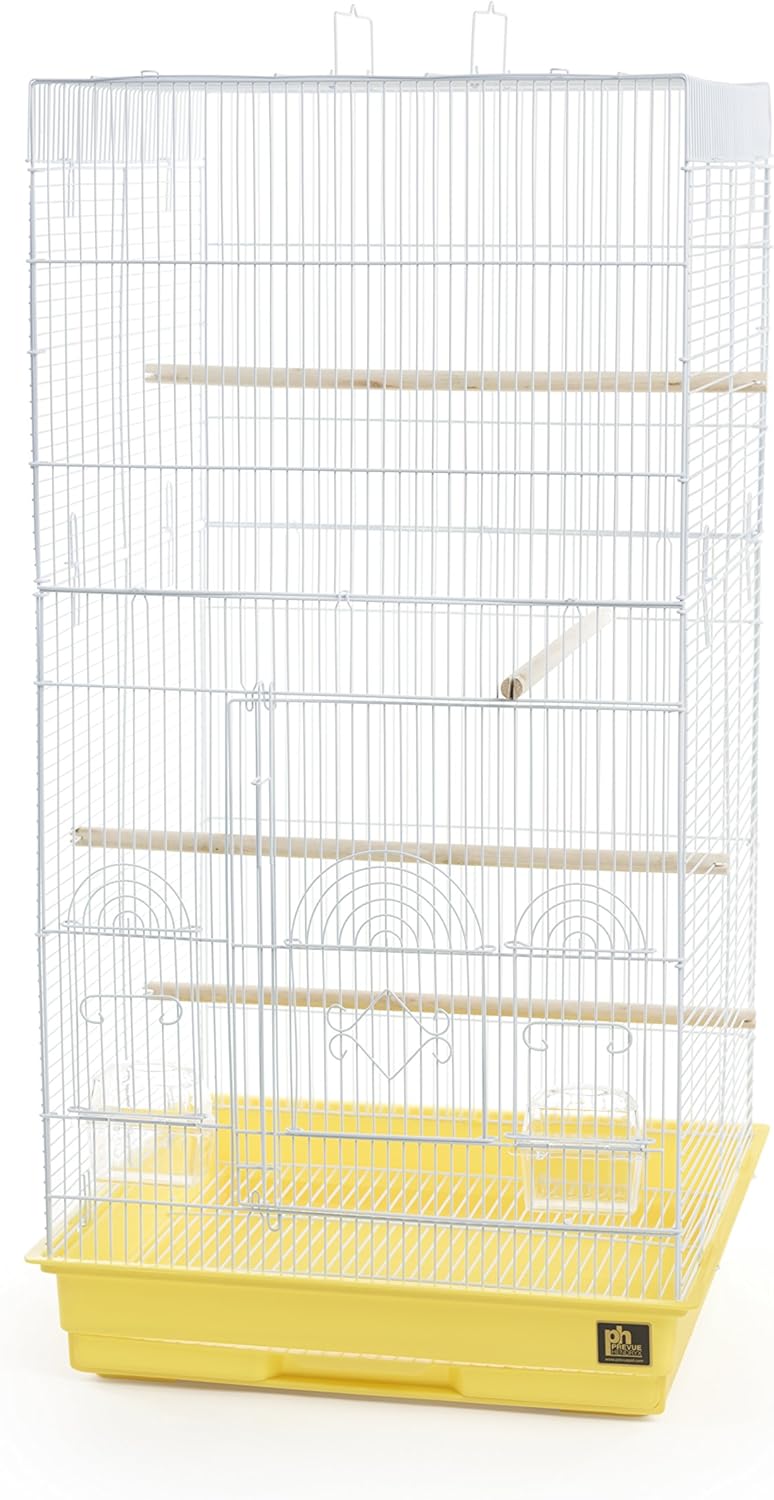 Prevue Pet Products SPECONO1818H-Y Tall Tiel Cage, Yellow