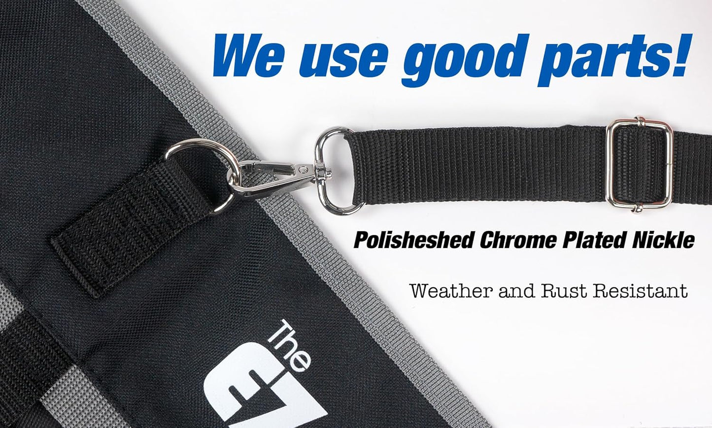 Southwestern Equine EZ Breezy Box Fan Holder, Horse Stall Classic Fan Bag, Stable Supplies, Horse Fan (Black)