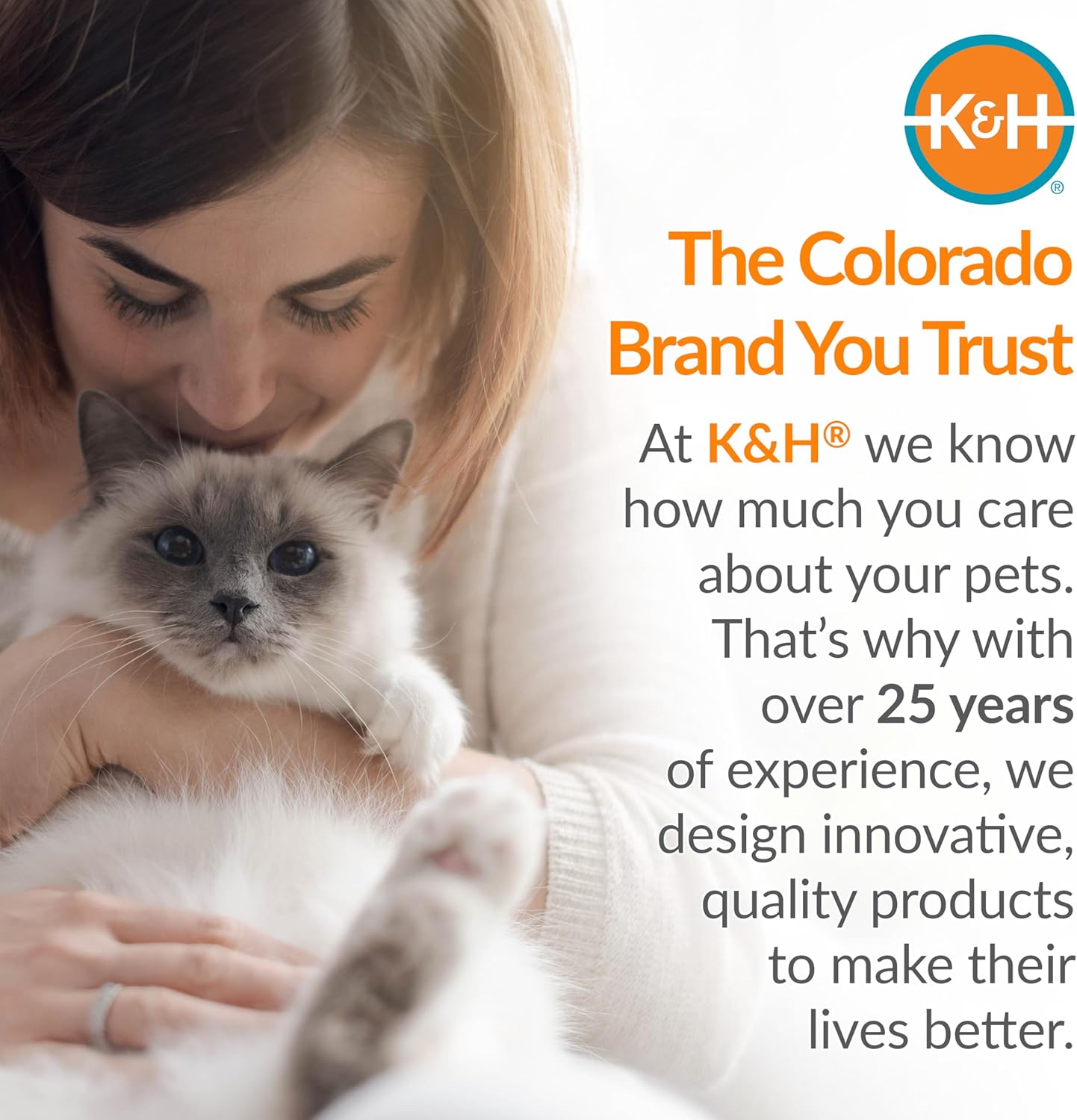 K&H Pet Products EZ Mount Cat Window Perch for Large Cats, Sturdy Kitty Sill Window Hammock Bed, Steel Frame, Sturdy Suction Cups, Washable Shelf Cover, Foldable - Fits 27"W X 23"H Glass Spaces