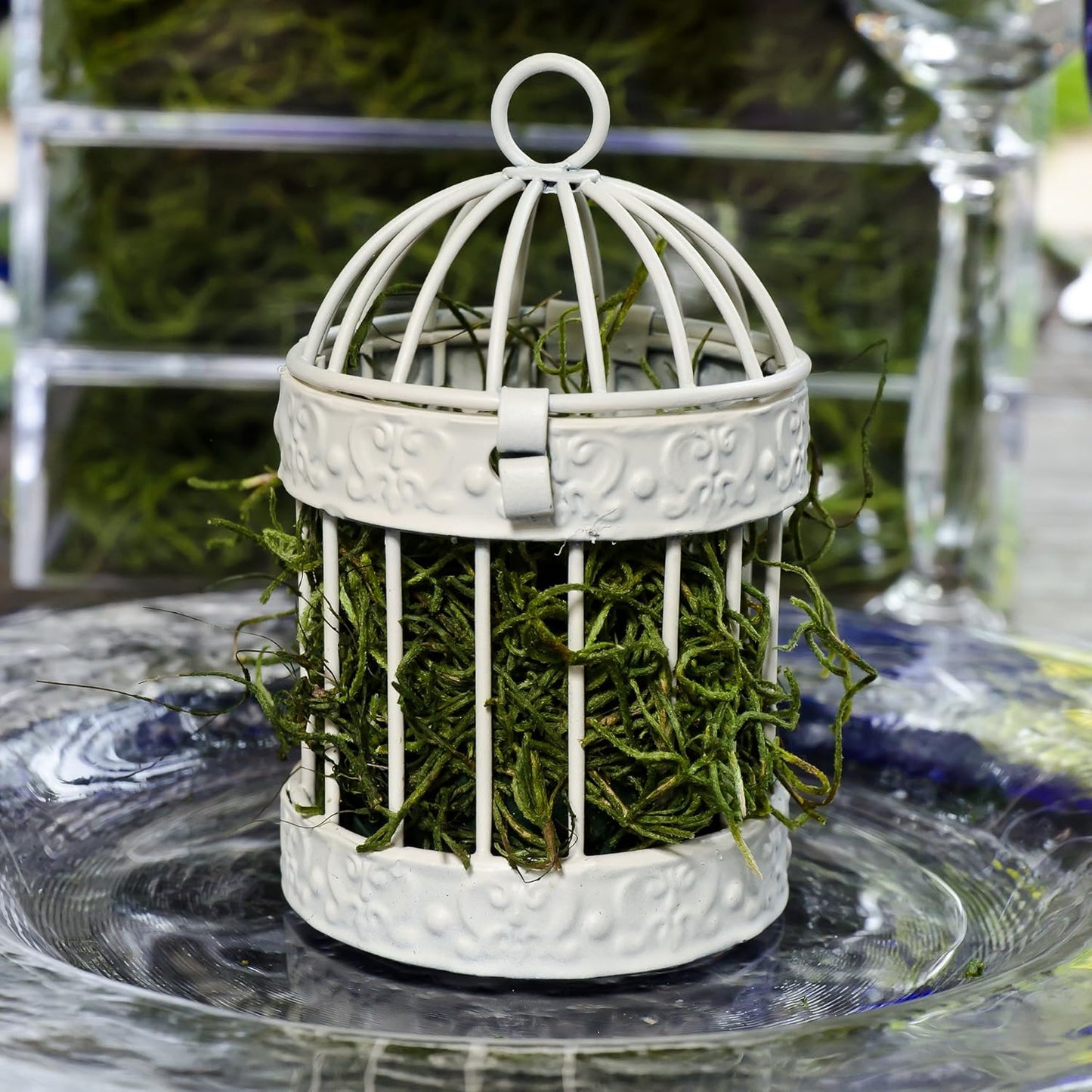 Weddingstar Miniature Round Birdcage Favors in White - Pack of 4