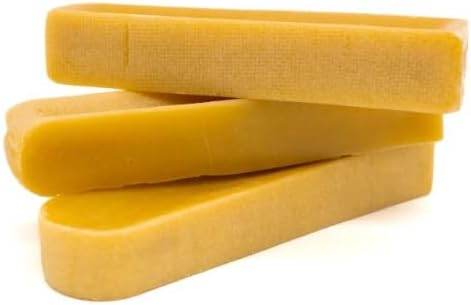 Pets Plus Himalayan Yak Chews for Dogs – 6 Inch, Medium Size, 8oz, 3-Pack – Long-Lasting Natural Dog Chews, Grain-Free, Odorless, High Protein Treats