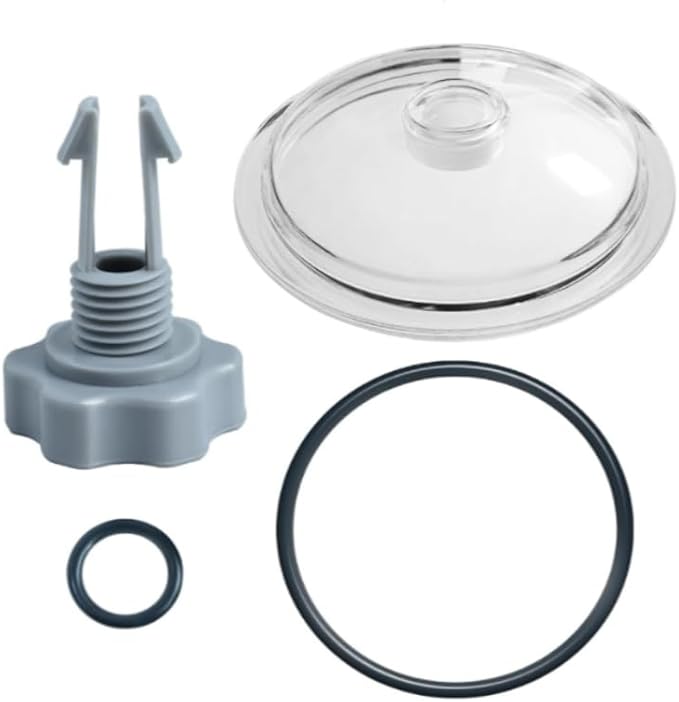 #SF80110-1 Leaf Trap Cover Lid With O-Ring Valve 12in Sand Filter Pump Quality Durable New Replacement Parts For Intex