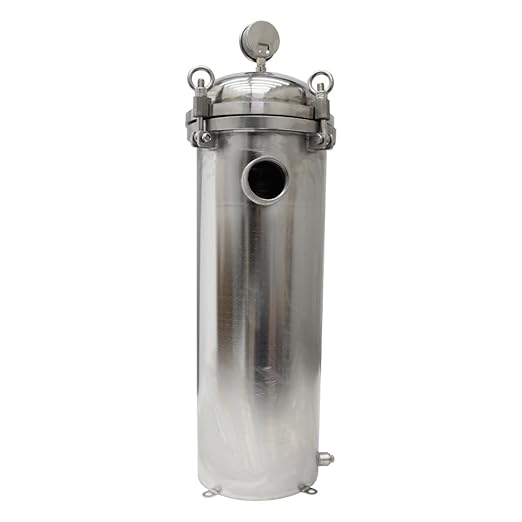 #1 Bag Filter Corrosion-Resistant 304 Stainless Steel Solid-Liquid Separation Tool 145PSI Industrial Sock Filter 1.5" Fnpt in/Out Bag Water Filter