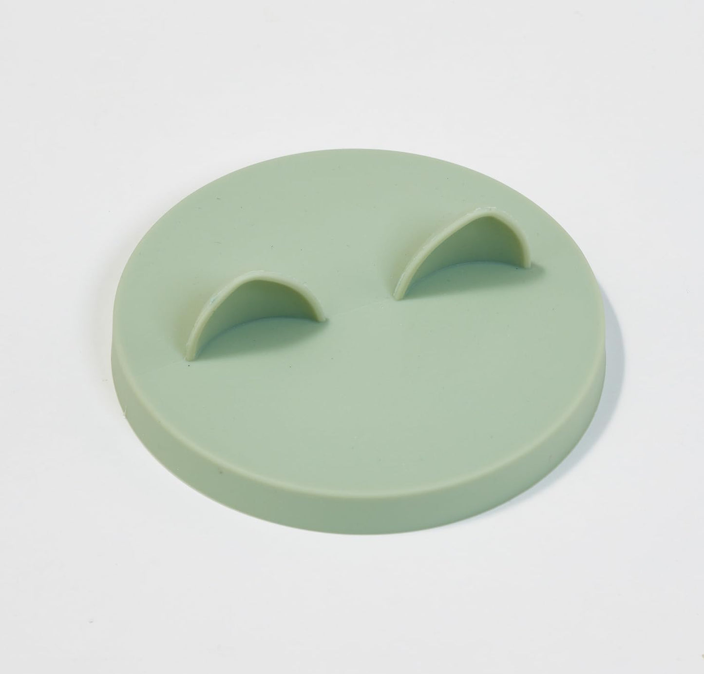 OHMO 2 Pack Cat Food Can Lids, Small Size (3 oz) Silicone Pet Food Can Lids Covers for 3 oz Cat Food Cans, Light Green