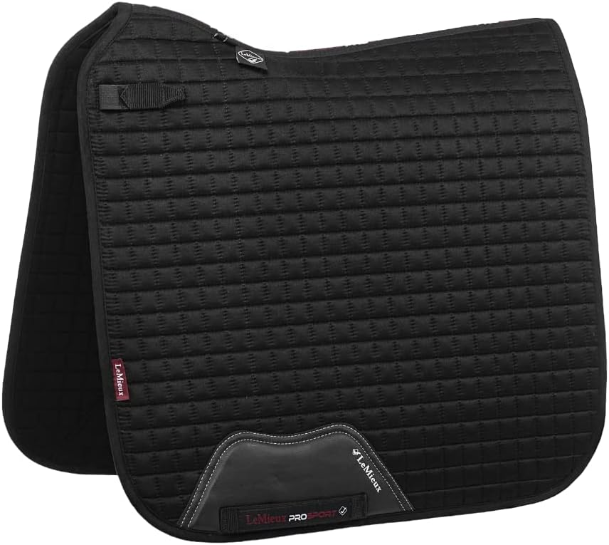 LeMieux Suede Dressage Square - English Saddle Pads for Horses - Equestrian Riding Equipment and Accessories
