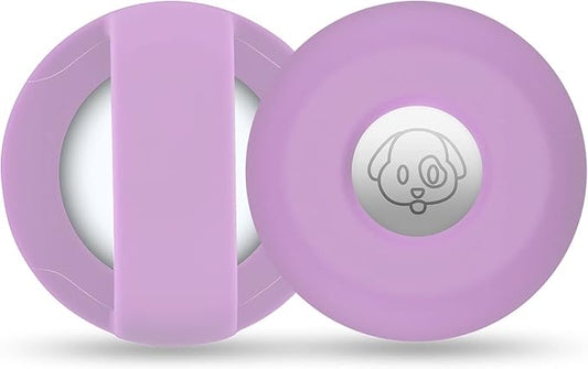 for Airtag Holder for Dog Collar, Cibaabo Silicone Air Tag Case Cover Compatible with Apple Airtags for 0.8-1.2inch Cat Pet Collar Harness Loop