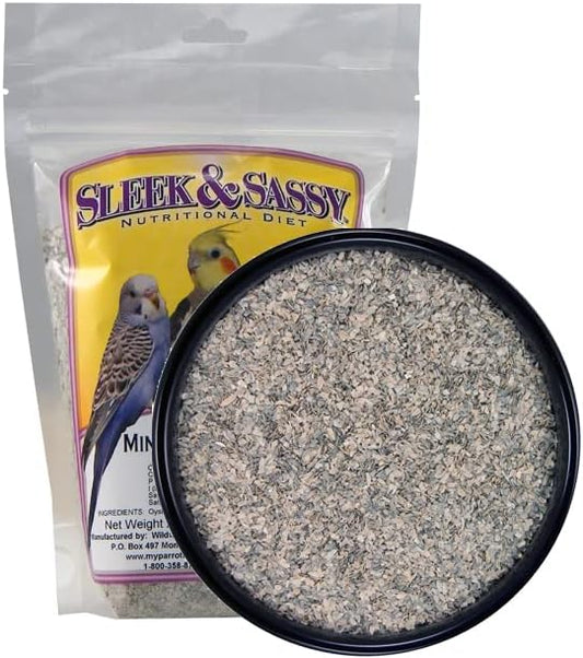 SLEEK & SASSY Mineralized Health Grit for Birds (14 oz.)