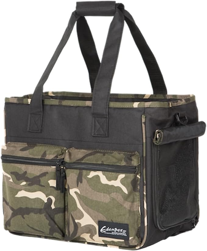 Cat Carrier Bag, Foldable Pet Bag Airline Approved, Pet Travel Carrier for Medium Cats Small Cats Dogs, Sturdy Transport Carriers Long Trips(Black)