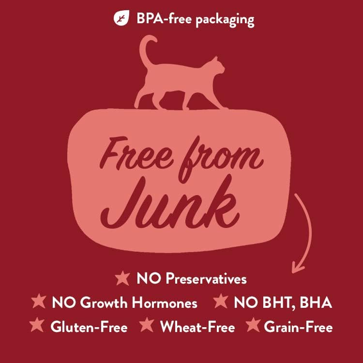 Portland Pet Food Company Human-Grade Mixed Variety Pack Wet Cat Food Pouch Luke's Chicken N' Pumpkin - Moist, Soft Cat Food Mixer, Topper, and Rotational Meal - 12 Pack