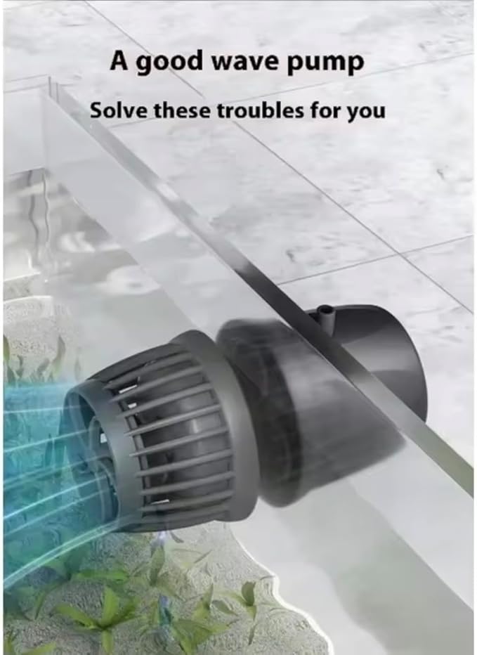 DMP-Series Aquarium Wave Maker Pump (DMP-40) – Submersible Circulation Pump for Saltwater Marine Reef Tanks, Bluetooth App Control & Smart Controller Included