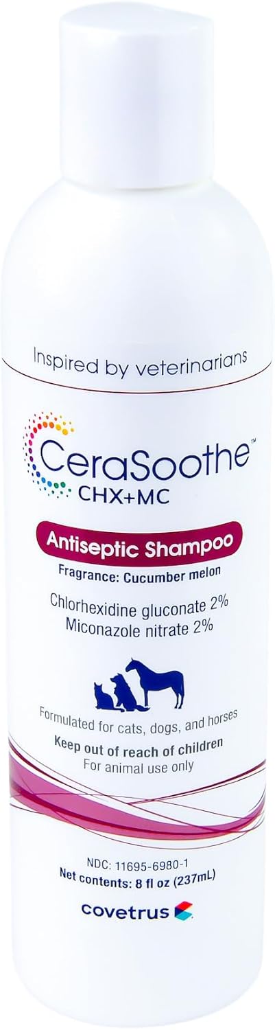 CeraSoothe® CHX+MC Antiseptic Shampoo 8oz