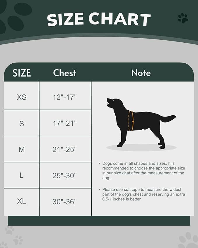 MIDOG No-Pull Dog Harness | Adjustable & Reflective Pet Harness Leash Set for Small Medium Large Dogs Walking, Training| No Choke, Front Clip, Soft Padded Vest with Easy Control Handle - Green, S