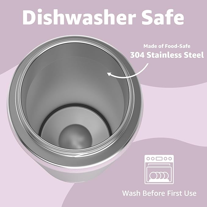 Chill Oasis Water Bottle | Compatible With Popular Flavor Cartridges | BPA Free, Leak Proof, Double-Walled Vacuum Insulated Stainless Steel, and Dishwasher Safe | Cold for 24 Hours (Lavender, 12oz)