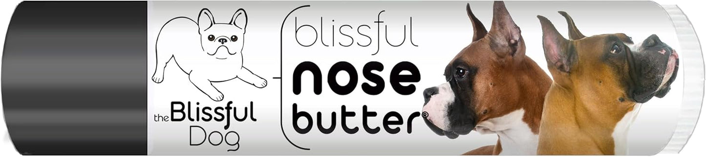 The Blissful Dog Show Boxer Nose Butter for Dry, Cracked Skin, Lick-Safe Dog Nose Balm with Moisturizing Shea Butter, Almond, Olive, and Essential Oils, Pet Supplies, Uncented, 0.15 oz.