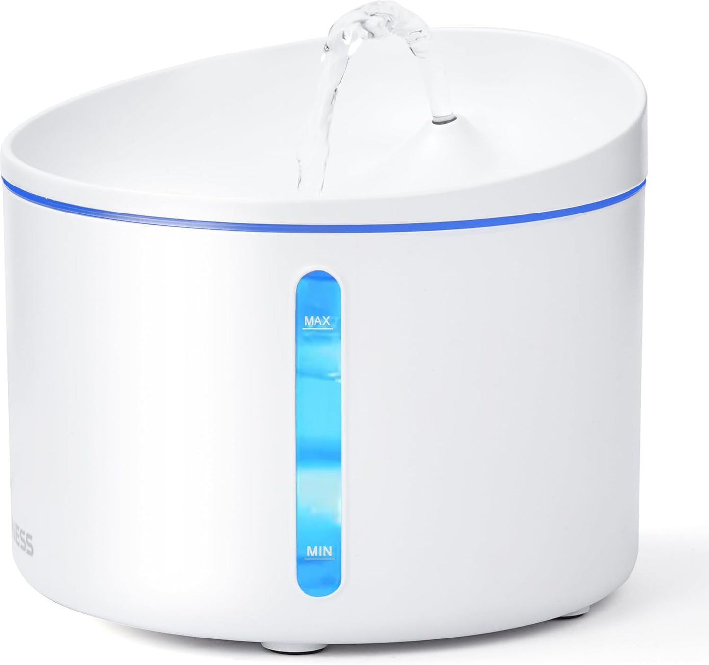 DOGNESS D06 Cat Water Fountain with Filter, Keep Water Fresh Automatic 3.2L Large Capacity Ultra Silent Removable Fresh Cat Water Dispenser for Dogs, Cats, Birds (3.2L White)