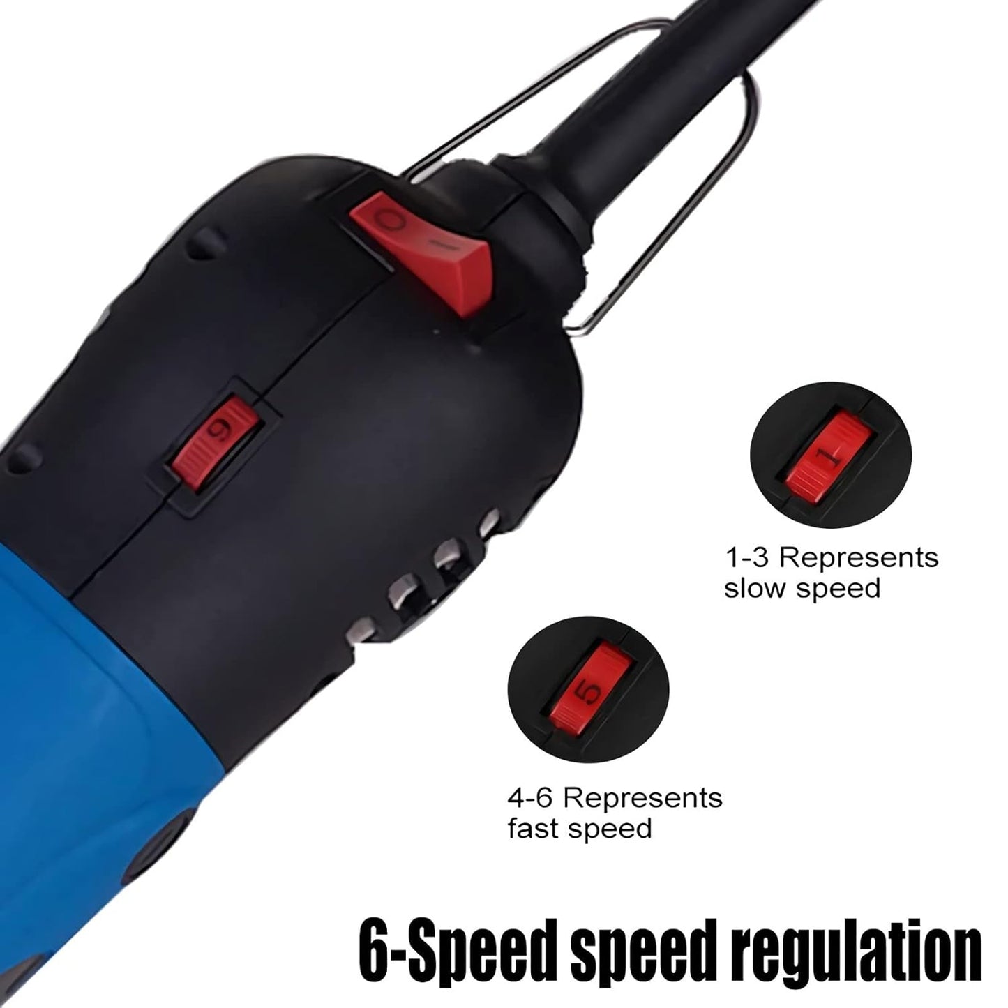 Horse Clippers,550w Electric Horse Grooming Kit,Professional Livestock Clippers, 6 Speeds Heavy Duty Equine Clippers for Big Dogs