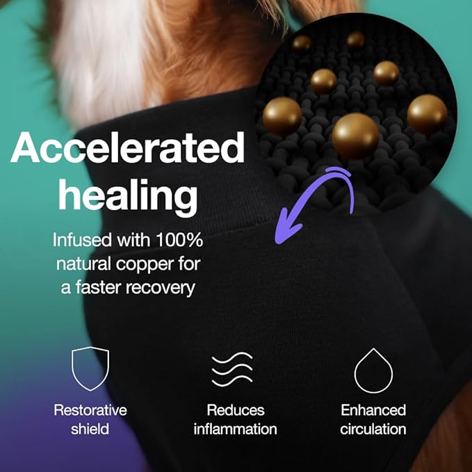 PupShield - Dog Surgery Recovery Suit Male and Female - All Dog Sizes - Easy to Use Anti Licking Design Breathable Comfortable - Spay & Neuter Recovery Suit - Surgical Onesie - Cone Alternative