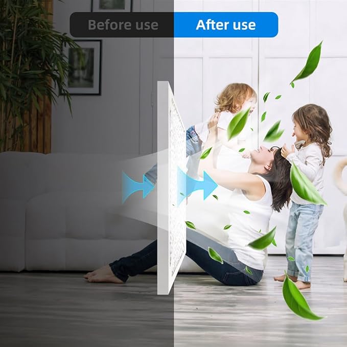 (12 Pack) 18x20x1 Furnace Air Filters, MPR 1900 & FPR 10, MERV 13 Pleated Air Filter (Actual Size: 17.75" x 19.75" x 0.75")