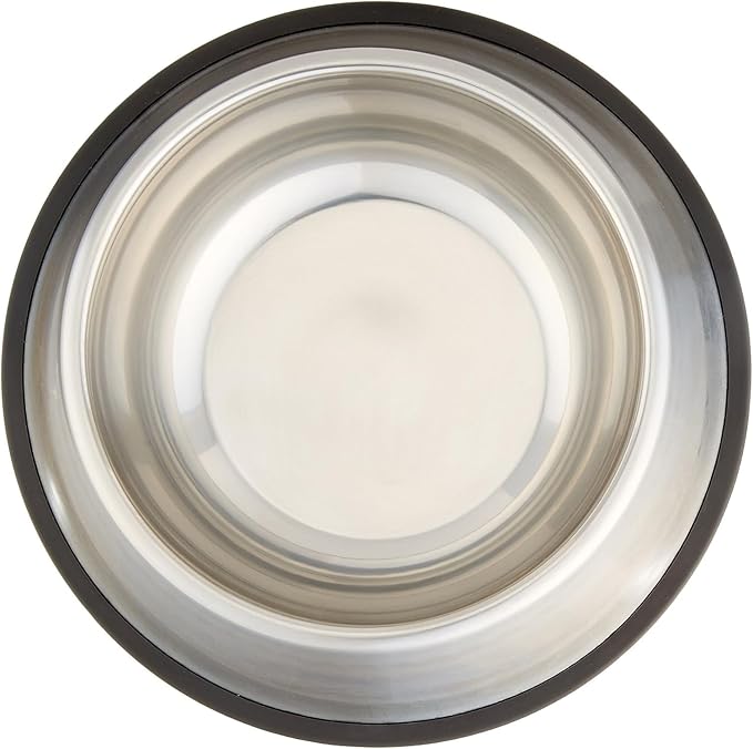 Amazon Basics Stainless Steel Dog Bowl, Single
