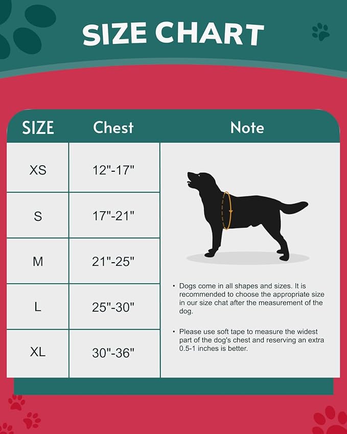 MIDOG No-Pull Dog Harness | Adjustable & Reflective Pet Harness Leash Set for Small Medium Large Dogs Walking, Training| No Choke, Front Clip, Soft Padded Vest with Easy Control Handle - Red, L