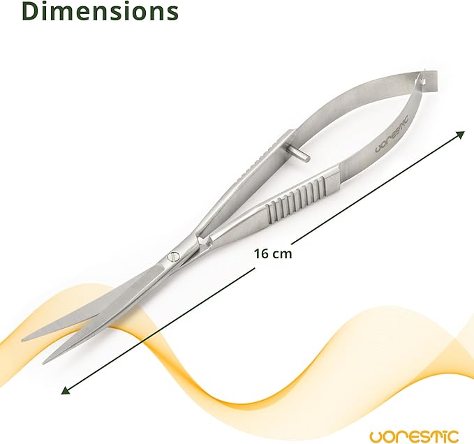 Aquarium Spring Scissors, 6.3 Inch Aquarium Scissors Spring, Aquascaping Spring Scissors, Terrarium and Aquarium Scissors, Aquarium Scissors for Plants