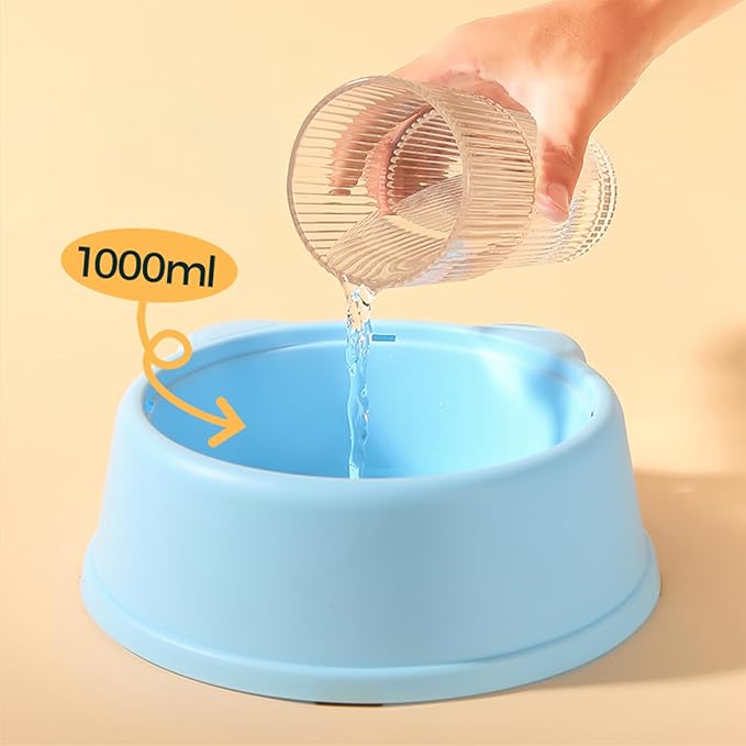 Pet Water Bowl- Portable Dog Water Dispenser, No Spill Water Bowl for Dogs with Spill-Proof Design, Perfect for Dogs and Cats, Keeps Your Pet Hydrated Anywhere (Grizzly)