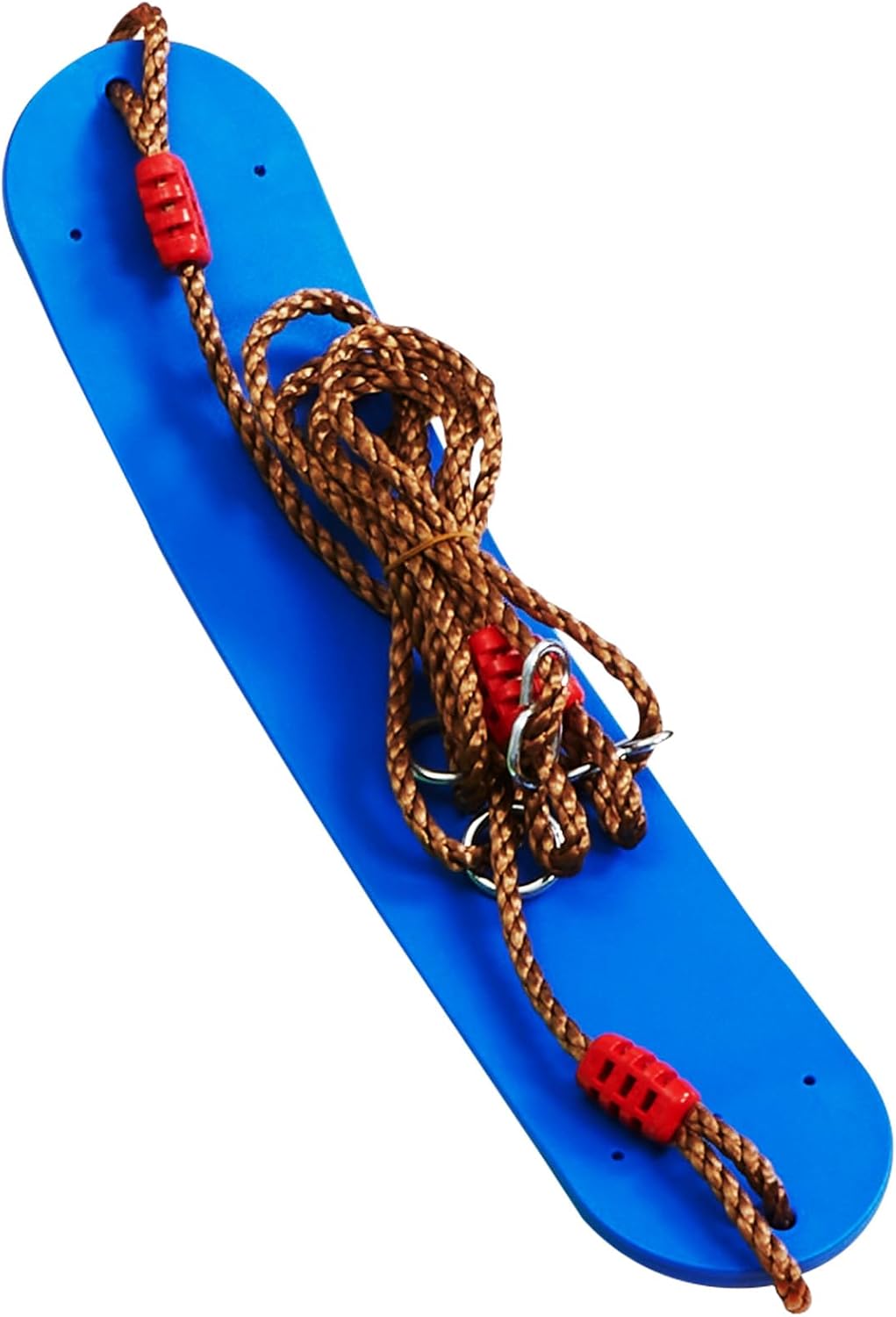 VEVOR Warrior Obstacle Course for Kids, 56FT Slackline with Gym Rings, Monkey Bars, Rope Knots, Portable Outdoor Course Training Equipment Set for Backyard