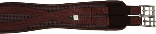 PVC Contoured English Girth with Double Elastic: 32" to 58"