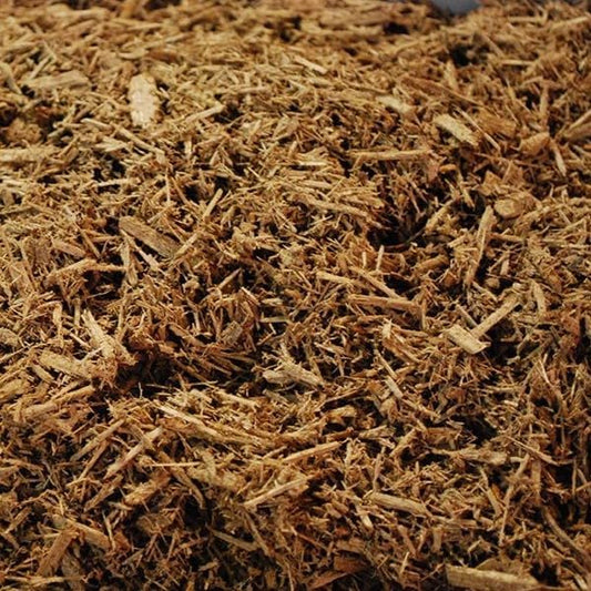 Premium Eucalyptus Wood Mulch for Indoor, Patio, Potting Media, Gardens, Lawns, and Landscaping (0.2 CF - 4.8 L - 5 QTS)