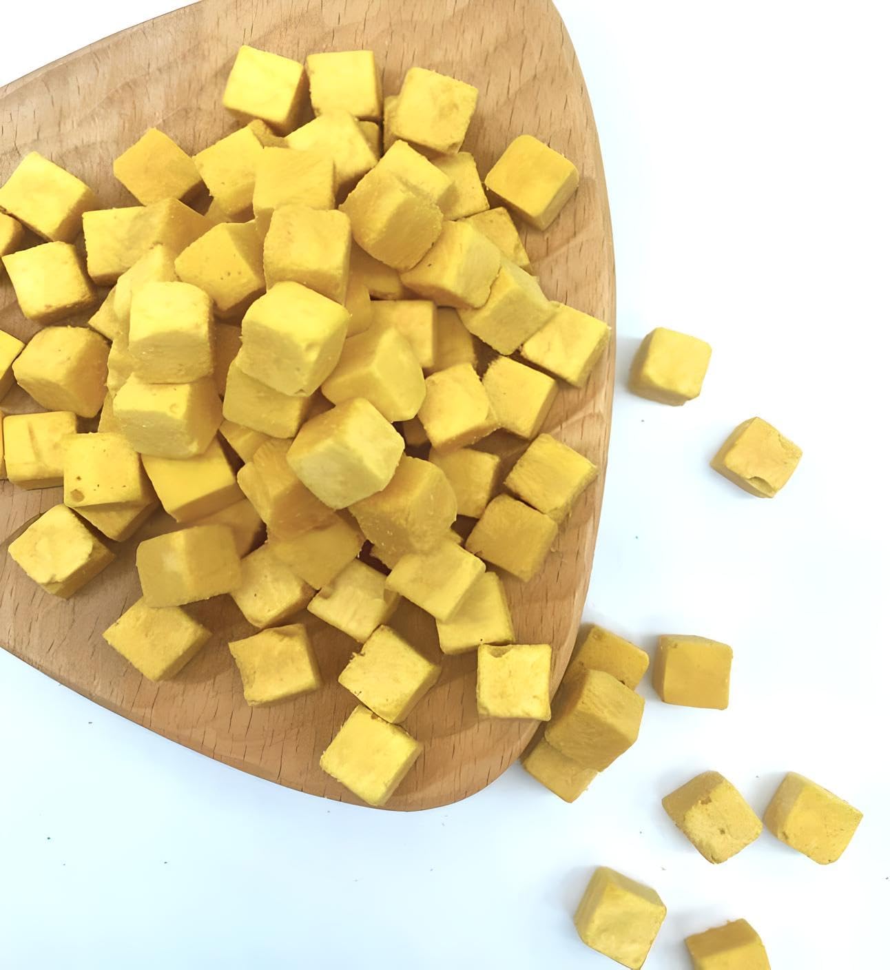 Organic Freeze Dried Dog & Cat Treats - Single Ingredient, Grain Free Food Toppers for Healthy Pets, No Fillers or Preservatives (1 Bag, Egg)