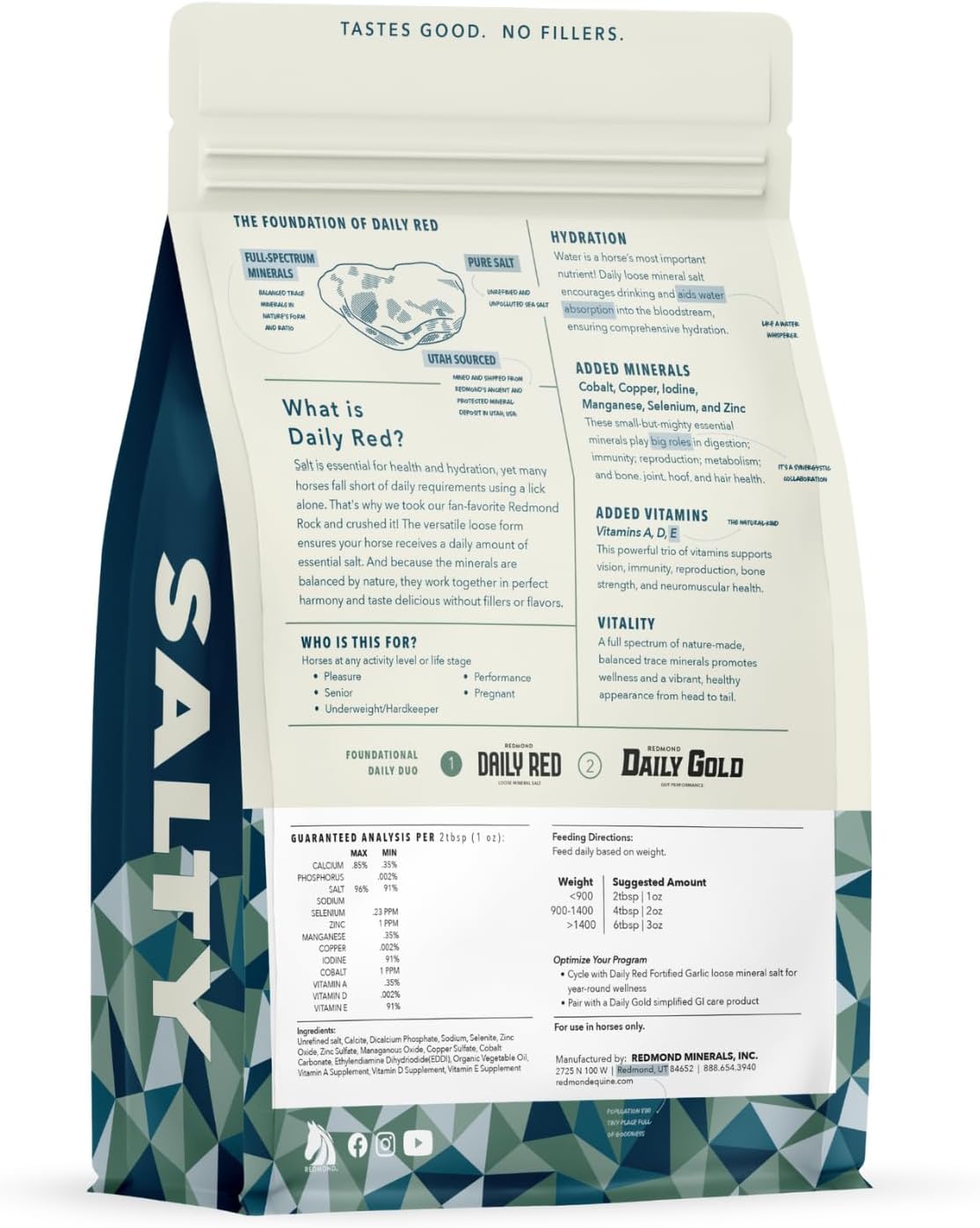 Redmond Daily Red | Horse Vitamins and Minerals Supplement