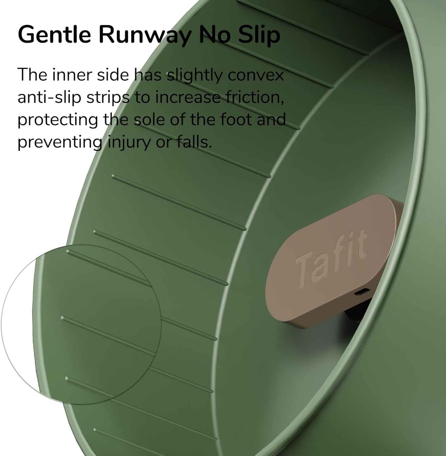 Silent Hamster Wheel 8.7 Inch Dual-Bearings Small Animals Quiet Running Exercise Wheels, Height Adjustable for Dwarf Hamsters, Gerbils, Mice, Hedgehog, or Other Small Pets, Avocado Green