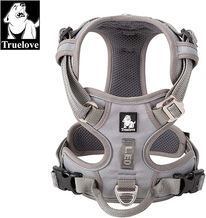 TRUE LOVE Dog Harness No Pull Nylon Reflective Pet Harness Adjustable Comfortable Control Step-in Brilliant Colors Truelove TLH56512