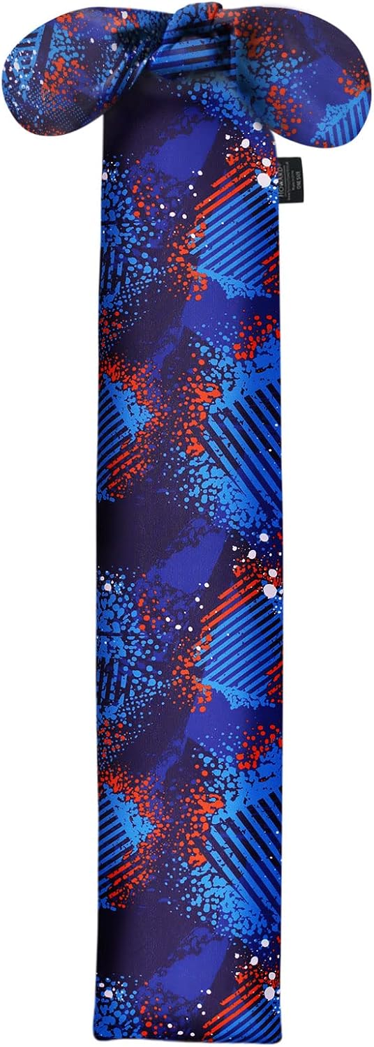 Harrison Howard Stretchy Tail Bag Breathable Horse Tail Guard Slip on Design Protect Horse Tail 2 Strand Closure Straps Keep Tail Clean & Protected 22" L Length Makes Grooming Easy-Chic Blue