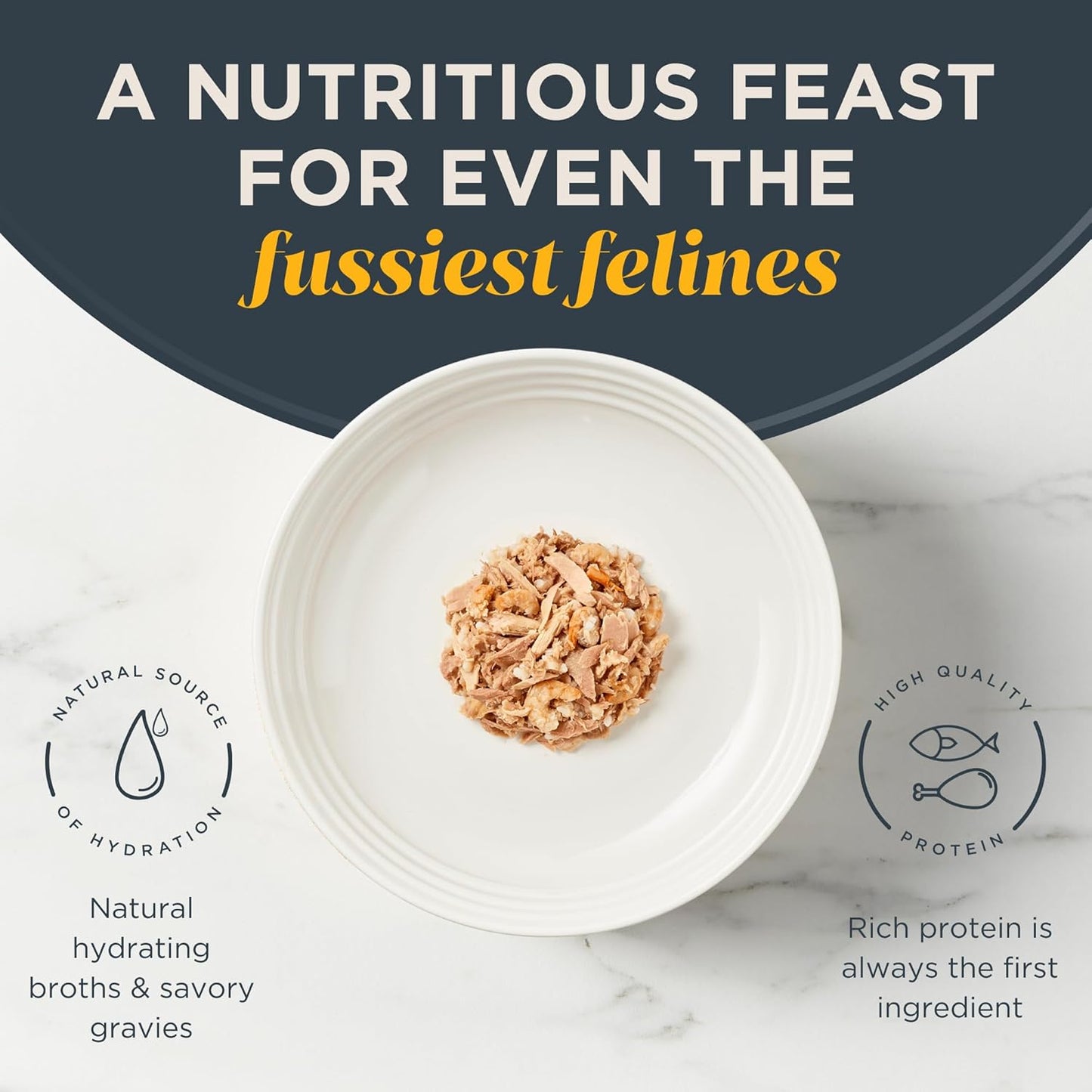 Reveal Natural Wet Cat Food, 18 Count, Grain Free, Limited Ingredient Cat Food Cups, Tuna with Shrimp in Broth, 2.12 oz Easy Peel Cups