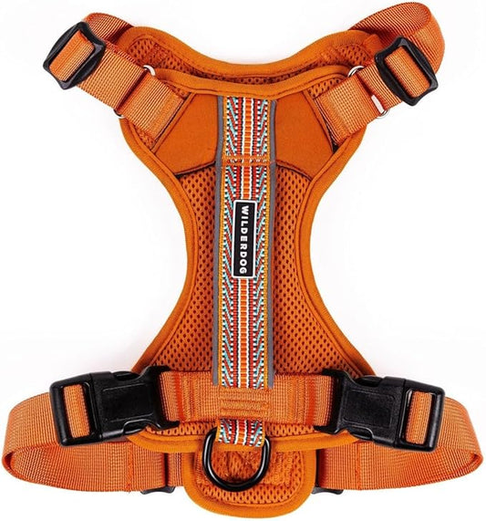 Wilderdog Lightweight Dog Harness with Reflective Straps - Large - Sienna