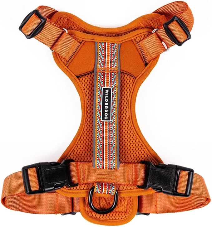 Wilderdog Lightweight Dog Harness with Reflective Straps - Small - Sienna