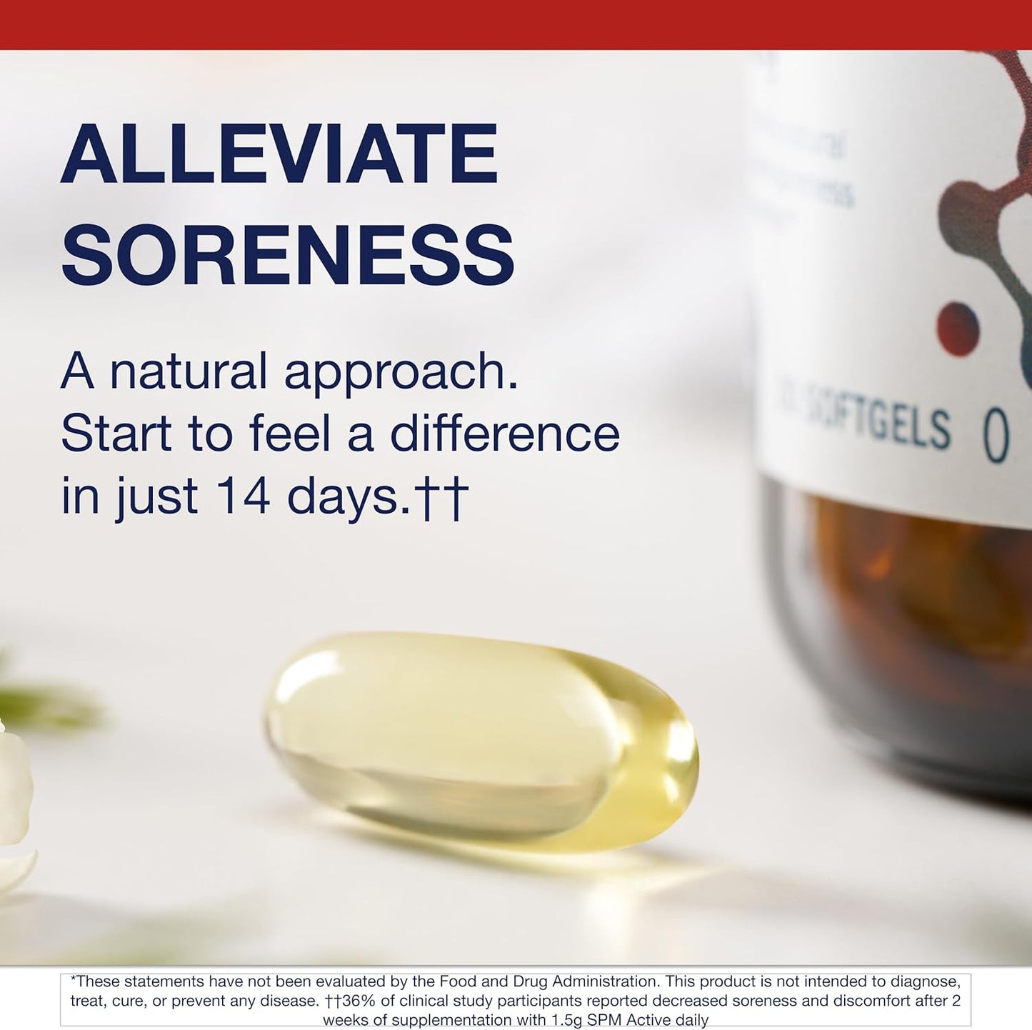 Metagenics SPM Active One Daily Supplement - Next Generation Omega Fish Oil with Pro Resolving Mediators for Joint Soreness & Soothing Relief* - Sustainably Sourced - Gluten-Free - 30 Softgels