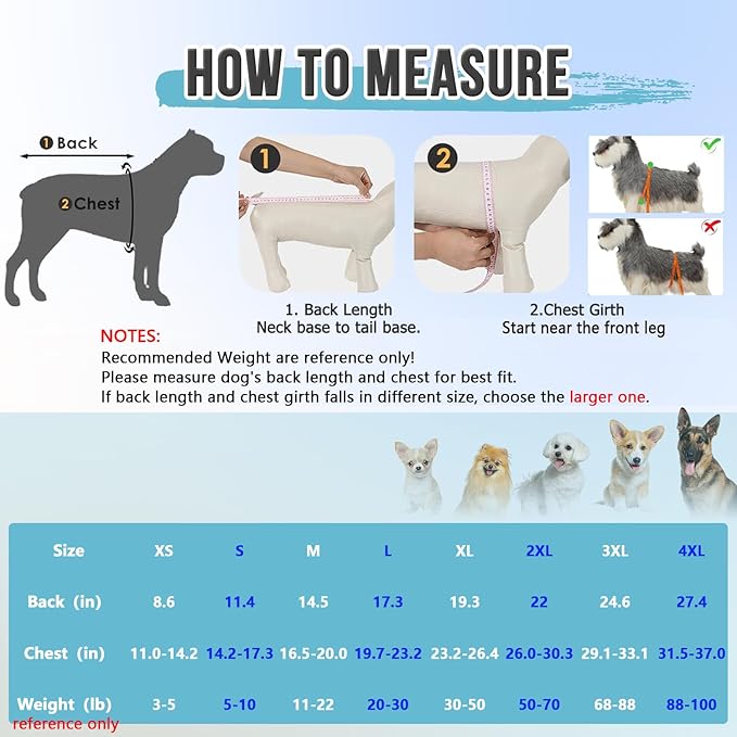 Lukovee Recovery Suit for Dogs, Zipper On Recovery Suit for Female Male Dog, Onesie Abdominal Wounds Cone E-Collar Alternative Prevent Licking Spay Recovery Suit (CF,XS)