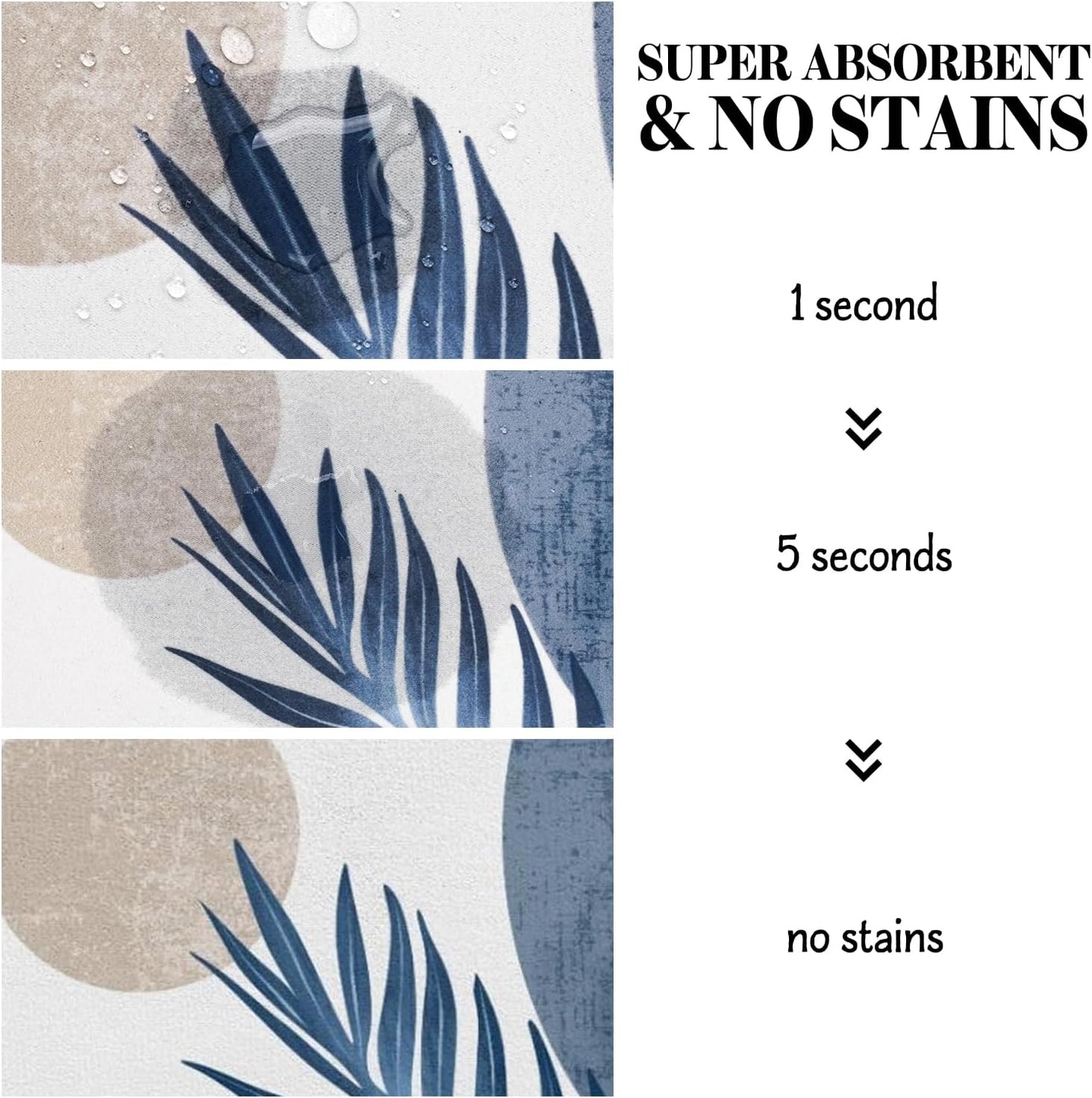 Dog Food Mats for Floors, Absorbent Dog Bowl Mat for Food and Water Dispenser Mat, Quick Dry Cat Food Mat Pet Supplies