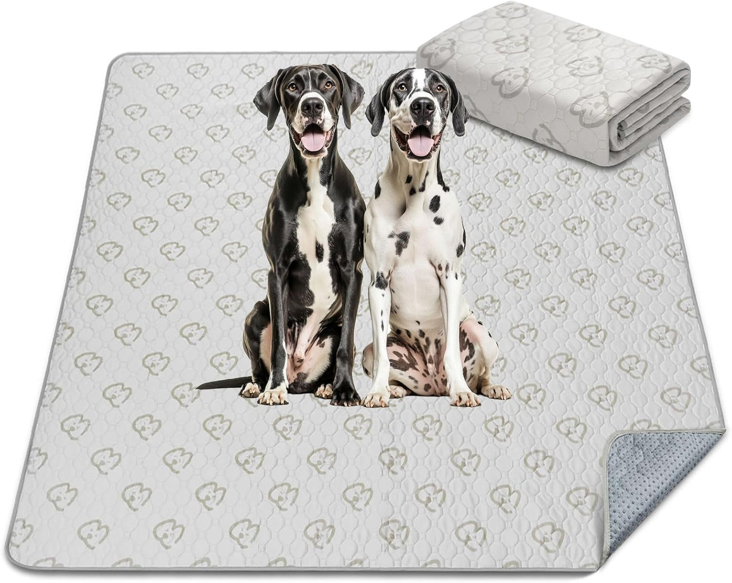 FXW Washable Pee Pads for Dogs, Puppy Pads with Super Absorbent, Specifically Designed for FXW Rollick/Homeplus 32/40/45inch 8 Panels Dog Playpen, 71" Square, Khaki, 1 Pack