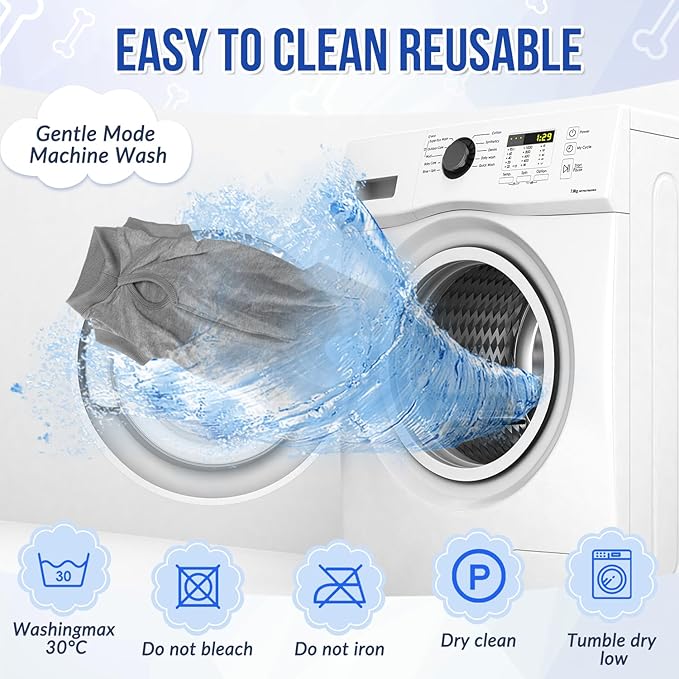 Lukovee Recovery Suit for Dogs, Onesie Surgery Recovery Suit for Female Male Dogs, Abdominal Wounds Cone E-Collar Alternative Prevent Licking Spay Recovery Suit (GY,XL)